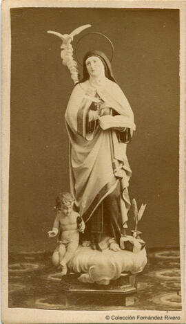 Valencia, reproducción de una imagen de Santa Teresa de jesús. Geniscans y Cia.