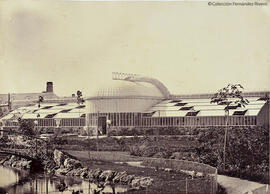 Jerez de la Frontera (Cádiz), Palacio del Recreo de las Cadenas, invernadero. Fotógrafo desconocido.