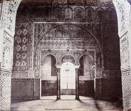 Sevilla,  Alcázar, interior del Salón de los Embajadores. Luis Léon Masson