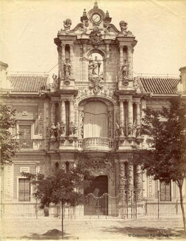 Sevilla, Palacio de San Telmo, portada principal . Léon et Lévy.