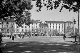 Acera de la Marina. Hacia 1940. Málaga, España