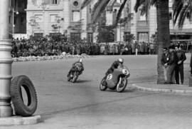 Carrera de motos del XIV Gran Premio Motociclista de Invierno de Málaga y II Premio Internacional Costa del Sol de Motociclismo. Febrero de 1963. Málaga (España)