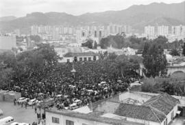 Entierro de Manuel José García Caparrós, tras la manifestación por la autonomía de Andalucía. 1.2. 1977-12-05. Málaga, España.