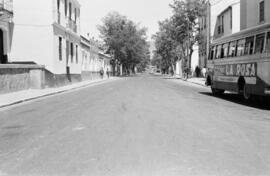 Alameda de Capuchinos.  Abril de 1959. Málaga, España.