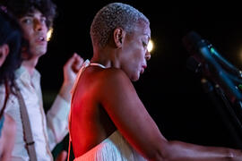 Concierto de Free Soul Band. Festival solidario en los Baños del Carmen. Cursos de Verano de la Universidad de Málaga. Málaga. Julio de 2019