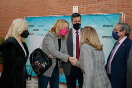 Visita de la Ministra de Economía Nadia Calviño a la Universidad de Málaga. Facultad de Ciencias Económicas y Empresariales. Enero de 2022