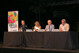 Mesa presidencial. Inauguración de los Cursos de Verano de la Universidad de Málaga. Marbella. Julio de 2018