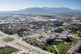 Vista aérea general. Campus de Teatinos. Diciembre de 2016