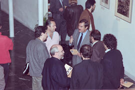 Inauguración de la exposición Martín Chambi. Enero de 1991