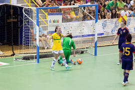 Partido Brasil contra España. 14º Campeonato del Mundo Universitario de Fútbol Sala 2014 (FUTSAL)...