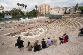 Visita anual de la conferencia de la RedOTRI en el centro histórico de Málaga. Junio de 2010