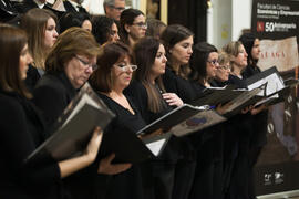Concierto de Navidad de la Coral Sancti Petri homenaje a la Facultad de Económicas. Iglesia de los Mártires. Diciembre de 2015