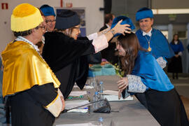 Investidura de nuevos doctores por la Universidad de Málaga. Salón de Actos de la Escuela Técnica...