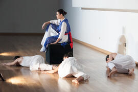 Representación de la obra "La Gaviota" de la compañía Mu Teatro. Paraninfo. Octubre de 2015