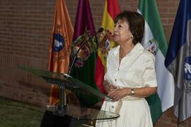 Lucía Navarro Gómez. Homenaje al personal jubilado de la Facultad de Ciencias Económicas y Empresariales. Campus de El Ejido. Septiembre de 2022