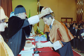 Apertura del Curso Académico 2000/2001 de la Universidad de Málaga. Paraninfo. Octubre de 2000