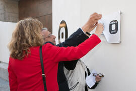 Inauguración de la sala de exposiciones "Espacio Cero" en el Contenedor Cultural. Campu...