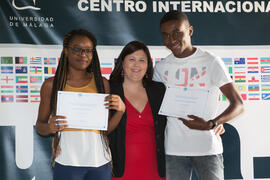 Graduación del alumnado del CIE de la Universidad de Málaga. Centro Internacional de Español. Sep...