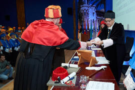 Investidura de Miquel Roca i Junyent como Doctor "Honoris Causa" por la Universidad de Málaga. Paraninfo. Diciembre de 2024