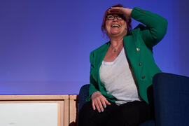 "Dialogando" con Clara Grima. Escuela de Ingenierías Industriales de la Universidad de Málaga. Mayo de 2024