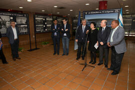 Inauguración de la exposición "La Rosaleda en 75 imágenes". Complejo Polideportivo Univ...