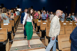 Entrada del alumnado. Graduación de Másters de la Facultad de Ciencias Económicas y Empresariales...