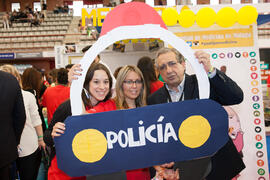 Photocall en el estand de la Facultad de Medicina. Jornadas de Puertas Abiertas de la Universidad...