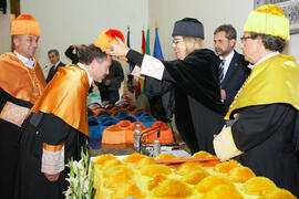 Investidura de nuevos doctores por la Universidad de Málaga. Paraninfo. Febrero de 2012