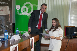 José Antonio Cristóbal Álvaro en la entrega de premios a los alumnos ganadores de la VIII Olimpia...