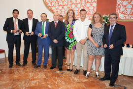 Foto de grupo. Cena de gala con motivo del Campeonato del Mundo Universitario de Balonmano. Anteq...