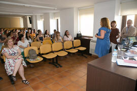 Bienvenida de la alcaldesa al curso "Periodismo y Comunicación". Cursos de Verano de la...