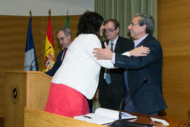 Toma de posesión de Rosario Arias Doblas como nueva catedrática de Filología Inglesa, Francesa y Alemana de la Universidad de Málaga. Edificio del Rectorado. Marzo de 2017