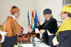 Investidura de nuevos doctores por la Universidad de Málaga. Paraninfo. Febrero de 2012