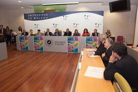 Presentación de los cursos de verano de la Universidad de Málaga. Rectorado. Mayo de 2010