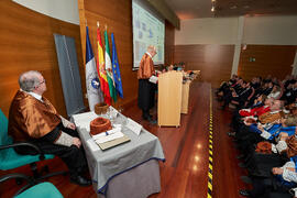 Discurso de Aníbal Ollero Baturone en su investidura como Doctor "Honoris Causa" por la Universidad de Málaga. Edificio del Rectorado. Mayo de 2025