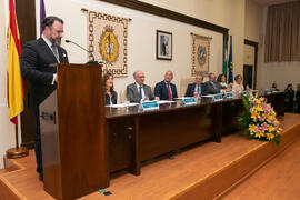 Intervención de Carlos Álvarez. Celebración de San Lucas. Facultad de Medicina. Noviembre de 2019