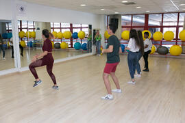 Actividad deportiva durante las Jornadas de Puertas Abiertas de la Universidad de Málaga. Complej...