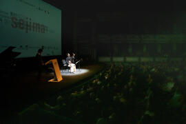 Concierto de Seiyu Oyama. Apertura del Curso Académico 2019-2020 de la Escuela Técnica Superior de Arquitectura de la Universidad de Málaga. Teatro Cervantes. Octubre de 2019