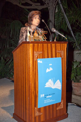 "La Noche del Libro", pregón inaugural de la 39ª Feria del Libro de Málaga. Jardín Botá...