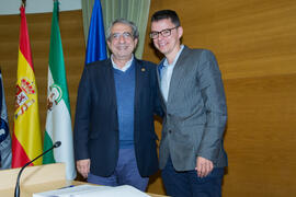 Toma de Posesión de Mario Javier Durán Martínez como nuevo catedrático del Departamento de Ingeniería Eléctrica de la Universidad de Málaga. Edificio del Rectorado. Febrero de 2018