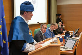 José Palma Molina en la investidura como Doctor "Honoris Causa" de Hans-Dieter Wienberg...