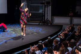 Concierto de Luz Casal. Apertura del Curso Académico 2019-2020 de la Escuela Técnica Superior de Arquitectura de la Universidad de Málaga. Teatro Cervantes. Octubre de 2019