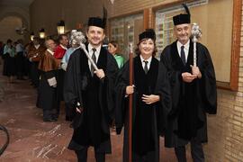 Maceros. Apertura del Curso Académico 2022/2023 de la Universidad de Sevilla y entrega de su medalla de oro a la Universidad de Málaga. Iglesia de la Anunciación, Sevilla. Septiembre de 2022