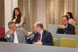 Intervención de Félix García Lausín. Segunda sesión del X Pleno del Consejo Universitario Iberoamericano (CUIB) en la Universidad de Málaga. Rectorado. Marzo de 2012