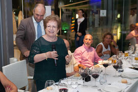 Cena Homenaje a profesores y PAS jubilados de la Facultad de Económicas. Restaurante El Palmeral. Septiembre de 2015
