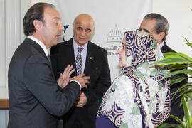 Inauguración de la Oficina de la Universidad de Sharjah, Emiratos Árabes. Jardín Botánico. Noviem...