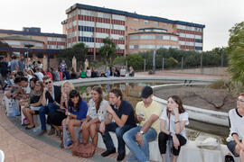 Acto de bienvenida a los alumnos Erasmus de la Universidad de Málaga. Jardín Botánico. Octubre de...