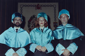 Apertura del Curso Académico 1991/1992 de la Universidad de Málaga. Teatro María Cristina. Octubre de 1991