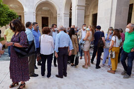 Visita a la exposición "Eugenio Chicano Siempre". Museo de Málaga. Junio de 2021