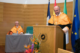 Eugenio José Luque Domínguez en la investidura como Doctor "Honoris Causa" de José Emil...